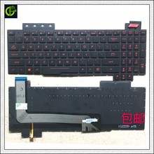 Original English Backlit keyboard for ASUS ROG FX503 FX503V FX503VM FX503VD US laptop 90NR0GN1-R31US0 2024 - buy cheap