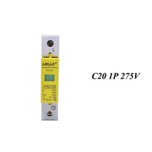 Hot sale C20-1P 10KA~20KA ~275V AC SPD House Surge Protector Protective Low-voltage Arrester Device Lightning protection 2024 - купить недорого