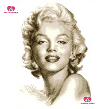 diy beads embroidery Marilyn Monroe beadwork home decor crafts needlework accessories Gifts pearl embroidery Partial embroidery 2024 - buy cheap