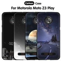 JURCHEN Cartoon Soft Case For Motorola Moto Z3 Play Cases Silicone Cute Back Cover For Motorola Moto Z3 Play Z3play Case Cover 2024 - buy cheap