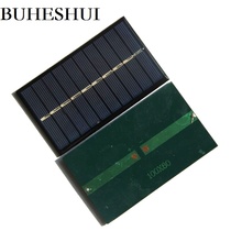 BUHESHUI 5 V 150MA Solar Panel Solar celular Solar cargador de batería para 3,7 V 100*60 MM epoxi policristalino venta al por mayor 500 piezas 2024 - compra barato