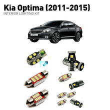 Led interior lights For Kia optima 2011-2015  10pc Led Lights For Cars lighting kit automotive bulbs Canbus 2024 - buy cheap