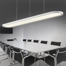 Lámpara colgante blanca moderna para oficina, sala de reuniones, sala de estudio, led de alto brillo, creativa, para restaurante y hogar 2024 - compra barato