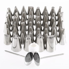 52pcs Stainless Steel Bakery Pastry Tools Cream Cake Decorating Tips Icing Piping Nozzles Set Kitchen Cake Decorating Tools 2024 - buy cheap