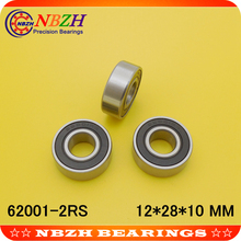High quality deep groove ball bearing 62001 2RS 62001-2RS 12X28X10 12*28*10 mm 2024 - buy cheap