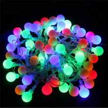 5M 40 LED RGB garland String Fairy ball Light For Wedding Christmas holiday decoration lamp Festival outdoor lighting 220V 2024 - buy cheap