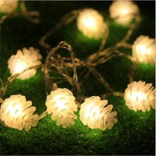 IWHD-guirnalda de Luces LED para Navidad, Luces de Año Nuevo, cristales, pino, 10M, decoración, guirnaldas de Luces LED 2024 - compra barato