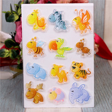 Cute Transparent Clear Silicone Stamps for DIY Scrapbooking Card Making diy photo album Decorative Animal Text Stempel z 2024 - buy cheap