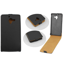 Genuine leather Case For Xperia ZL Flip Pouch Case Cover for Sony Xperia ZL L35H Vertical Case Free Shipping 2024 - buy cheap