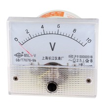 85L1 AC 0-10V Rectangle Analog Panel Volt Meter Voltmeter Gauge 2024 - buy cheap