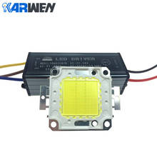 KARWEN High Power Integrated LED lamp Chip 10W 20W 30W 50W & LED Driver IP67 Power Supply 1Set For LED Flood light 2024 - buy cheap