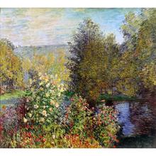 Pinturas de Claude Monet de alta calidad A la venta, lienzo de arte pintado A mano para esquina del jardín en Montgeron 2024 - compra barato