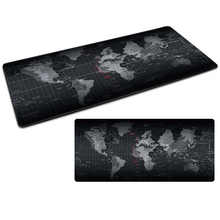 World Map Gaming Mouse Pad Large Mouse Pad Gamer Big Mouse Mat Computer Mousepad Rubber Surface Keyboard Desk Mat (800*300*2mm) 2024 - buy cheap