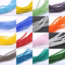 3mm (About 300Pcs) Faceted Austria Crystal Beads charm Glass Beads Loose Spacer Beads for DIY Jewelry Making TRS0138-3 2024 - buy cheap