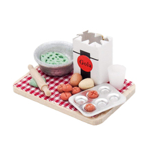 Odoria 1:12 miniatura cozimento scence pão cookie fazendo bakeware padaria cozinha conjunto de acessórios casa boneca decoração 2024 - compre barato