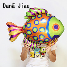 Balão de peixe palhaço laranja grande, tema animal, festa de aniversário, balão oceano, chá de bebê, bola inflável 2024 - compre barato