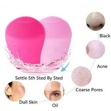 Face Cleansing Brushes Silicone Wash Pad Acne Black Head Remover Facial Skin Care Cleansing Brush Beauty Makeup Tools 2024 - buy cheap