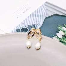 Fresh Water Pearls Charm Cute Earring Japan Korea Designs Jewelry 2024 - buy cheap