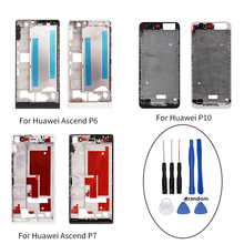 For Huawei Ascend P6 P7 P10 Housing Middle Frame Bezel Middle Plate Cover replacement parts for Huawei P6 P7 P10 with Tools 2024 - buy cheap