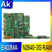 AK E402MA E502MA Laptop motherboard para For Asus E402MA E502MA E402M E502M E402 E502 Teste mainboard original 2G RAM N2840 2024 - compre barato