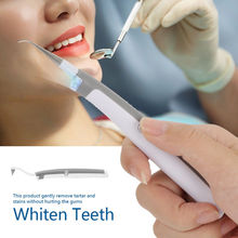 Eliminador ultrasónico eléctrico de manchas de dientes, herramienta Dental para blanquear los dientes, escarificador de limpieza Dental, herramienta de odontología 2024 - compra barato