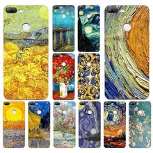 157H Van Gogh Tardis Soft Silicone Tpu Cover phone Case for huawei Honor 9 Lite 10 p 9 10 lite 2024 - buy cheap