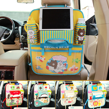 Waterproof Universal Baby Stroller Bag Cartoon Car Seat Back Storage Hang Bag Organizer Car-styling Baby Product with ipad bag 2024 - купить недорого
