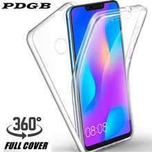 PDGB 360 Degree Case For Xiaomi Mi 8 Lite 9 A2 Lite Note 6 7 Redmi 7 6A 6 Pro Transparent Full body Touch Screen Cover PC+TPU 2024 - buy cheap