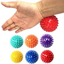 6 color 65mm PVC hand massage ball PVC soles hedgehog Sensory training grip the ball Portable physiotherapy ball Catch the ball 2024 - buy cheap
