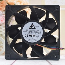 Original DELTA QFR1212GHE 12cm 12038 2.7A 120*120*38mm DC 12V 4-wire PWM Speed Control for Bitcoin Miner cooling fan 2024 - buy cheap