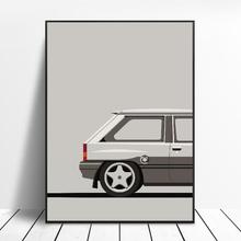 Classic 90S Cars Canvas Painting Art Print Poster Picture Wall Modern Minimalist Bedroom Living Room Decoration 2024 - buy cheap