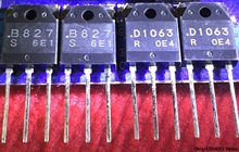 10 пар 2SB827 B827 + 2SD1063 D1063 TO-3P эпитаксиальные планарные кремниевые транзисторы 2024 - купить недорого
