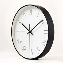 Arte nórdico mudo Reloj de pared para la decoración del hogar 12 pulgadas moderno minimalista Relojes de pared decorativo Simple pared Relojes 2024 - compra barato