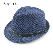 Kagenmo-sombrero de paja de escalada para hombre, sombrero de paja fresco para el sol, sombrero de verano, 8 colores, 1 unidad 2024 - compra barato