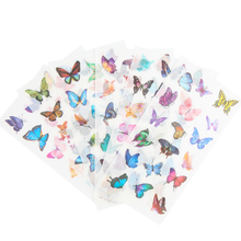 Pegatinas decorativas de mariposa para álbum de recortes, etiquetas adhesivas transparentes de PVC para álbum diario DIY, 15 paquetes por lote, venta al por mayor 2024 - compra barato