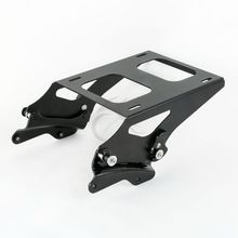 Ferragem de encaixe de 4 pontos dois acima do rack de bagagem do pacote para harley touring 2014-2015 2024 - compre barato