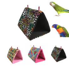 Plush Bird Cage Hanging Cave Cage Winter Warm Bird Nest Snuggle Hut Tent Bed Parrot Conure Bunk Toy Parrot Hammock Bird House 2024 - buy cheap
