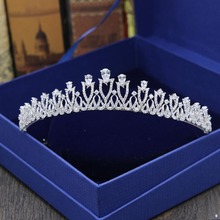 Red Trees Brand High Quality Wedding Hair Accessories Luxury Sparkly AAA Cubic Zircon Bridal Tiaras and Crowns Drop Shipping 2024 - buy cheap