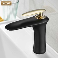 XOXO Basin Faucet Hot and Cold Water Brass Black white chrome Bathroom Mixer Tap Single Handle Basin Water Sink Mixer Tap 22005 2024 - buy cheap