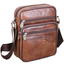 New PU leather single shoulder bag Male bag vertical small bag business leisure Korean version oblique Bag mobile phone 2020 2024 - buy cheap