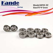 Kande Bearings 10PCS MF95ZZ MF95Z MF95 MF95 ZZ  MF95 Miniature Flange Bearing F5x9x3mm 2024 - buy cheap