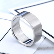 Moredear alianças de aço inoxidável 8mm, alianças de casamento para homens e mulheres 2024 - compre barato