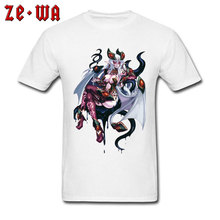 White T Shirts 3D Anime Tshirt Mans Monster Girl Demon Siren Unique T-Shirt Cotton Clothes For Men Summer Tees Top Quality 2024 - buy cheap