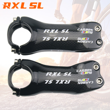 RXL SL углеродный материал стебли для велосипеда 28,6 мм MTB стебли 6/17 угол 3K Глянцевая дорога/горный велосипед Углеродистые стебли для велоспорта 2024 - купить недорого