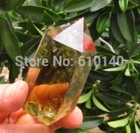 Frete grátis 005492 longo aaa natural citrino esfumaçado ponto de cristal de quartzo cura 2024 - compre barato