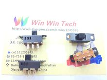 Free shipping 500pcs 6pin 23.3*7.3mm pitch-row:19mm toggle switch slide switch  Hot sale Wholesale 6pin 23.3*7.3mm pitch 2024 - buy cheap