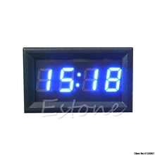 Reloj Digital para salpicadero de coche y motocicleta, accesorio de 12V/24V, pantalla LED, nuevo 2024 - compra barato