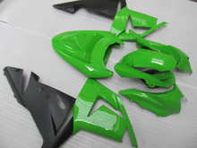 Kit de carenagem em plástico abs de alta qualidade, para kawasaki zx10r 2004 2005, ninja verificar 04 05, verde, preto fosco, conjunto yv34 2024 - compre barato