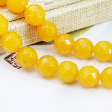 New 12mm 14mm Hot Sale Chalcedony Accessories Crafts Loose Beads Gem Stone Faceted Jewelry Making Design Women Girls Gifts 2024 - buy cheap