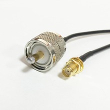 New UHF Male Plug  PL259 Switch SMA  Female Jack  nut  RF jumper cable RG174  Wholesale 20CM 8" Adapter 2024 - buy cheap